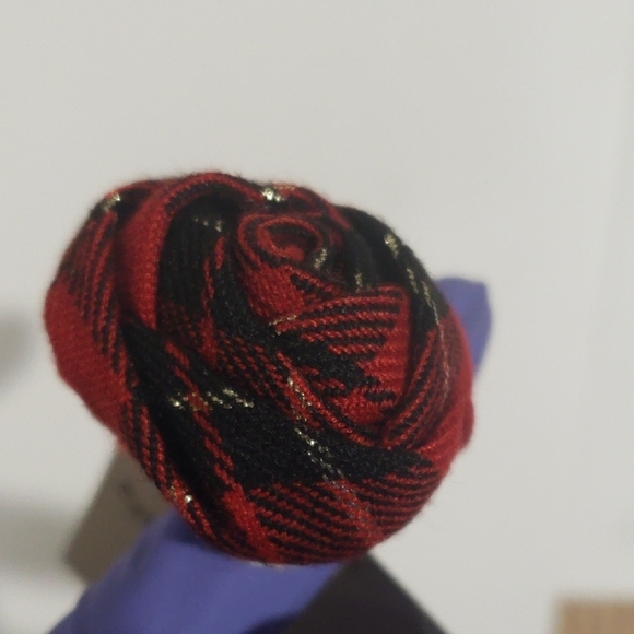 Charlotte Russe Silver tone Red & Black Ring Sized 8 - Women's Fashion Jewelry - Picture 9 of 9